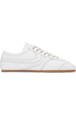 DRIES VAN NOTEN White Leather Sneakers