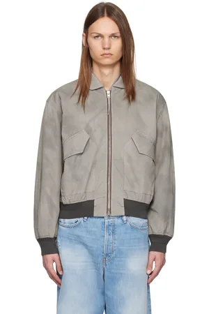 Acne Studios Gray Faded Bomber Jacket