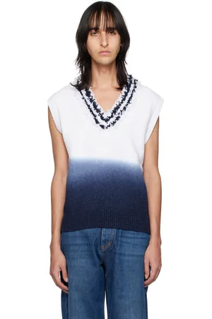 Eytys White & Navy Onassis Vest