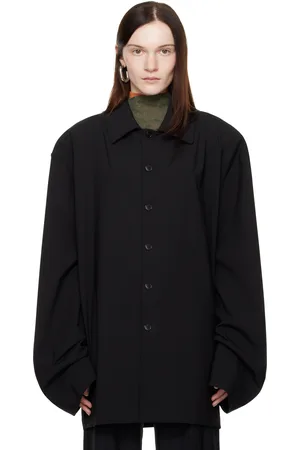 Marie Adam-Leenaerdt Black Padded Shoulder Jacket