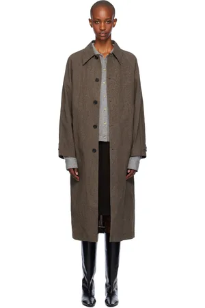 UMBER POSTPAST Salt Dyed Cotton Long Coat