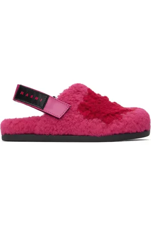Marni Kids Pink Fussbett Sandals