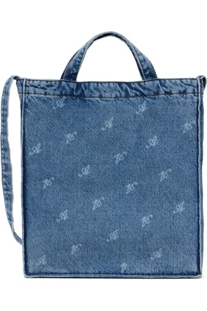 Axel Arigato Blue Dune Script A Denim Tote
