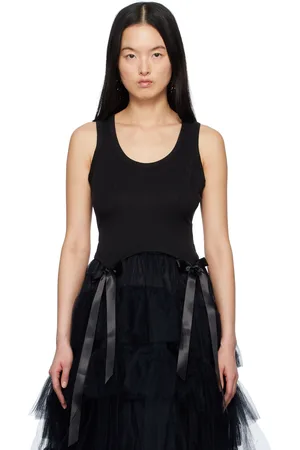 Simone Rocha Bow Tail Easy Tank Top
