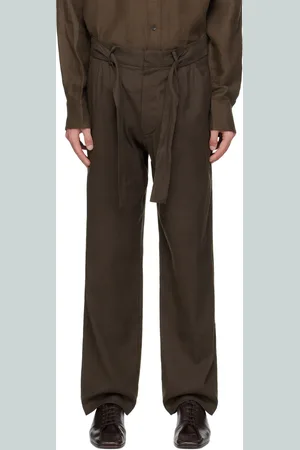 COMMAS Brown Tailored Trousers