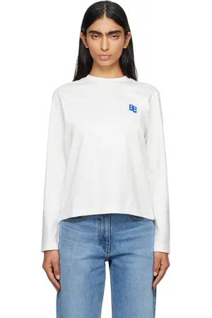 Ader Error White TRS Tag Long Sleeve 01 T-shirt