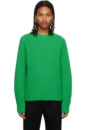 Guest In Residence Green True Rib Sweater