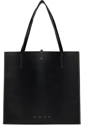 Proenza Schouler Black & Off-White White Label Twin Tote