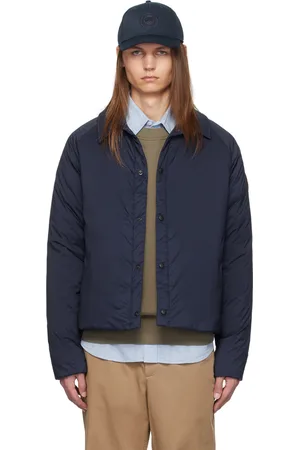 Canada Goose Navy Lodge Coach Down Jacket