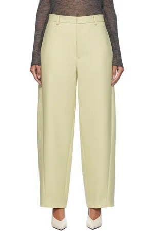 Auralee Yellow Light Melton Trousers