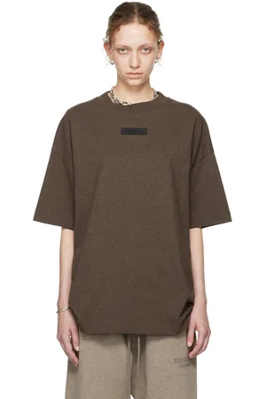 FEAR OF GOD Brown Crewneck T-Shirt