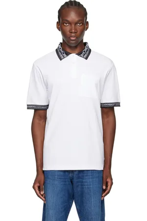 VERSACE White Chain Couture Polo