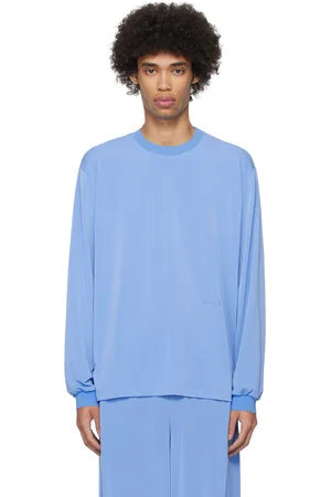 Birrot Blue Lay1 Boxy Long Sleeve T-Shirt