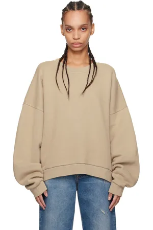 Acne Studios Beige Logo Patch Sweatshirt