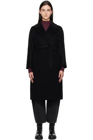 Max Mara Black Resina Coat