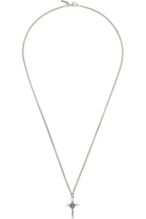 EMANUELE BICOCCHI SSENSE Exclusive Mini Cross Necklace