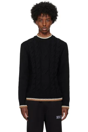 Moncler Black Virgin Wool Sweater