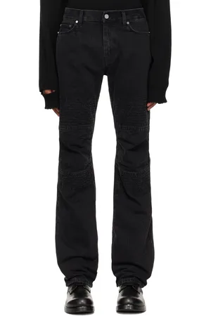 Helmut Lang Black Moto Worker Jeans