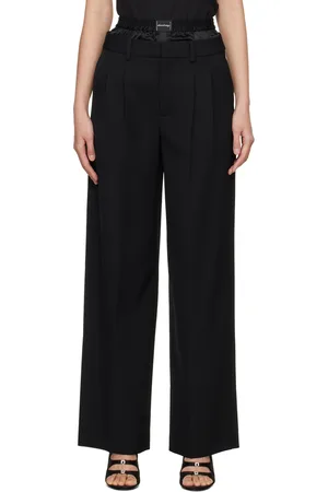 Alexander Wang Black Layered Trousers