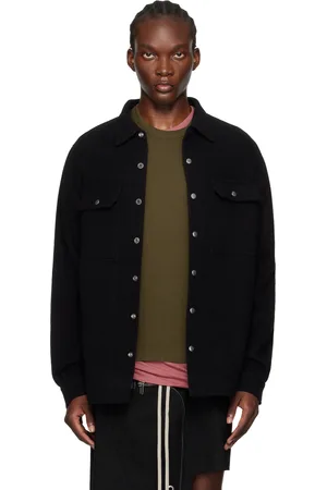 Rick Owens Black Porterville Outershirt Jacket