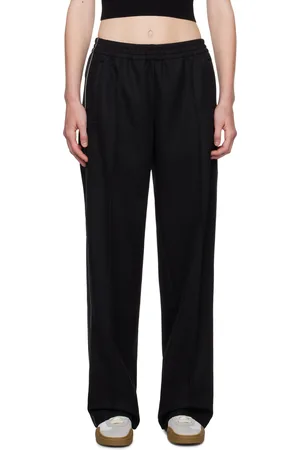 Alexander Wang Black Logo Tape Lounge Pants