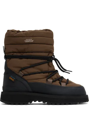 SUICOKE Brown BOWER-TRevab-HI-LACE Boots