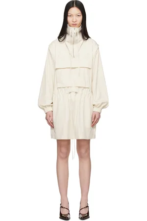 Helmut Lang Off-White Gusset Minidress