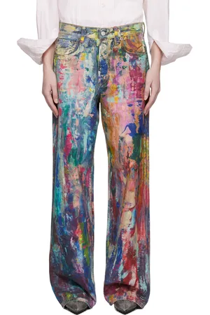 Acne Studios Multicolor Baggy Fit Jeans