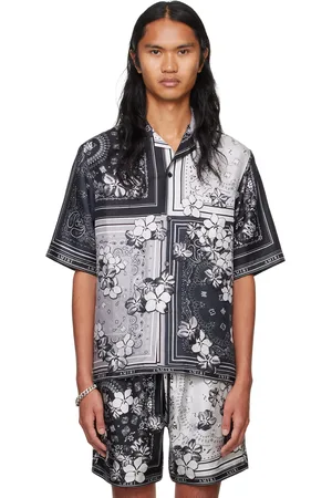 AMIRI Bandana Floral Bowling Shirt