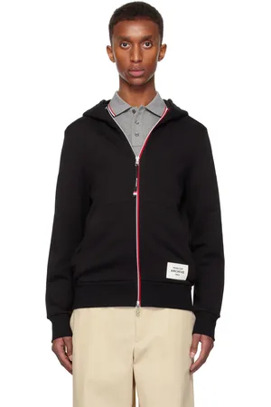 Moncler Black Zip-Up Hoodie