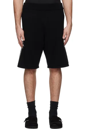 Palm Angels Black Palms Knit Shorts