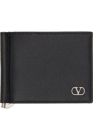 VALENTINO GARAVANI Black VLogo Signature Wallet