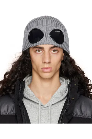C.P. Company Gray Goggle Beanie