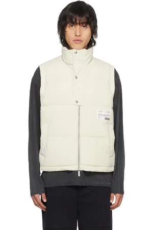 Izzue Off-White Patch Down Vest