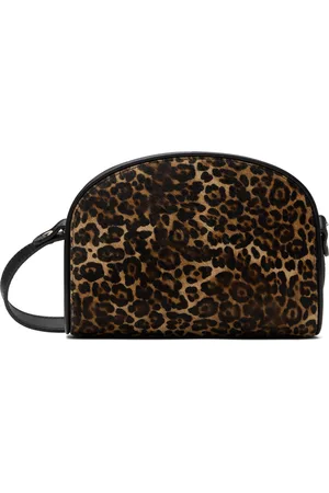 A.P.C. Black & Brown Demi-Lune Mini Bag