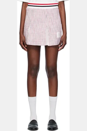 Thom Browne Multicolor Pleated Miniskirt