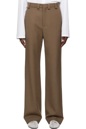 RIER Brown Virgin Wool Trousers