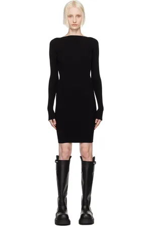Rick Owens Black Porterville Al Minidress