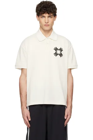 AMIRI Off-White Embroidered MA Quad Polo