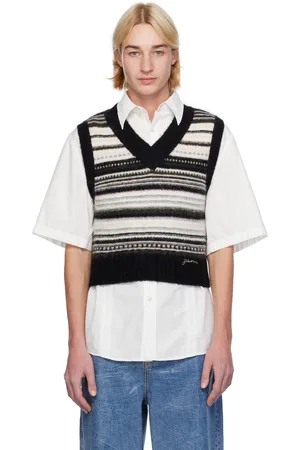Ganni & White Stripe Vest