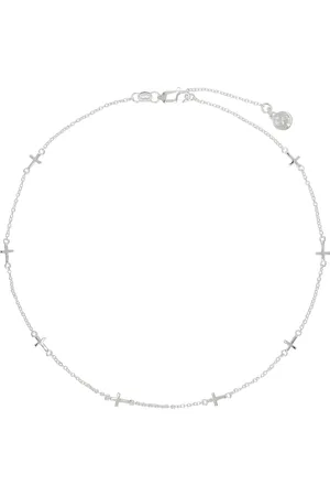 Stolen Girlfriends Club Silver Stolen Cross Choker