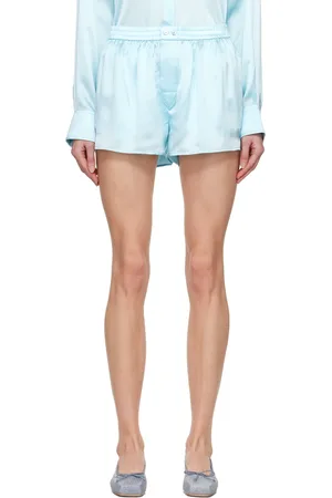Alexander Wang Blue Cutout Shorts