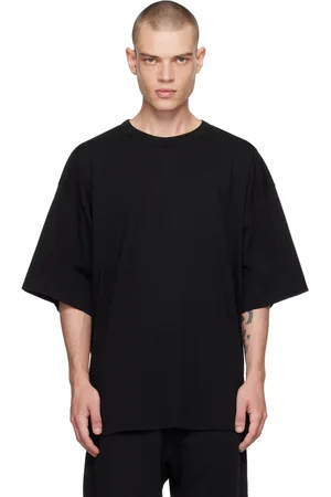 DRIES VAN NOTEN Black Loose Cotton T-Shirt