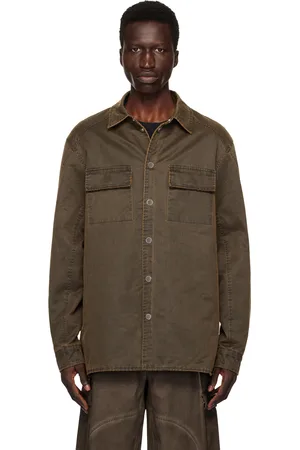 HAN Kjøbenhavn Brown Washed Shirt