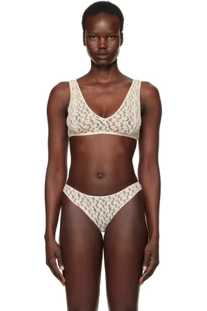Baserange Off-White Crescent Bra