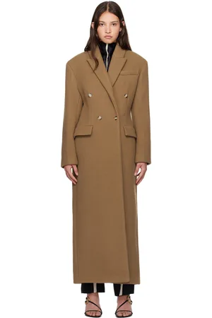 Nanushka Tan Ferris Coat