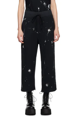 R13 Black Articulated Knee Sweatpants