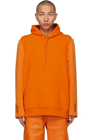 Burberry Orange Reconstructed Hoodie