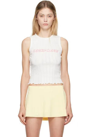 SANDY LIANG White Clipper Tank Top