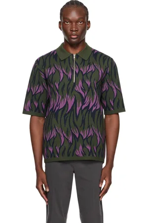 Samsøe Samsøe Purple & Green Garam Polo